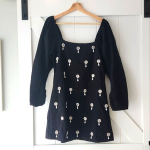 NOT SO SERIOUS by PALLAVI MOHAN- Pearl Embellished Mini Dress